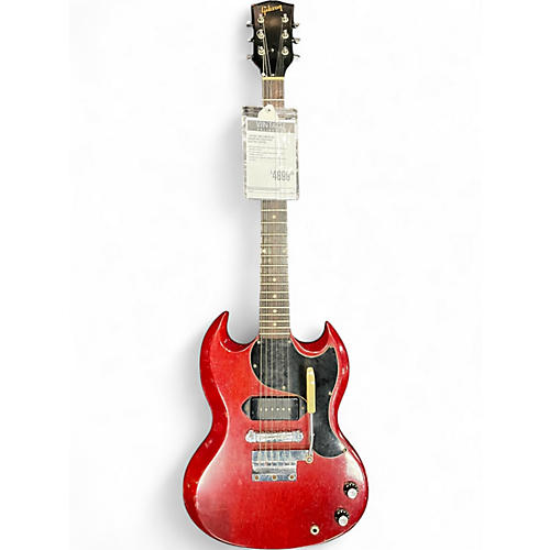 Vintage 1966 Gibson SG Junior Red Solid Body Electric Guitar Red
