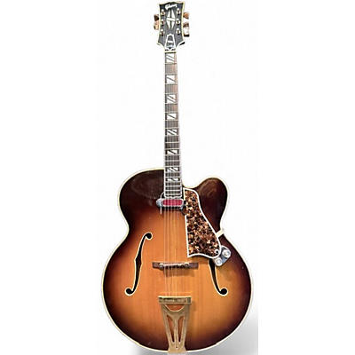 Vintage 1966 Gibson Super 400 Sunburst Hollow Body Electric Guitar