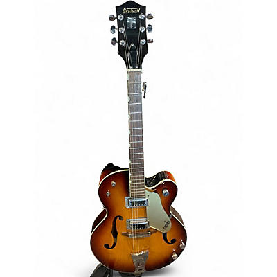 Vintage 1966 Gretsch Guitars 6117 sunburst Hollow Body Electric Guitar