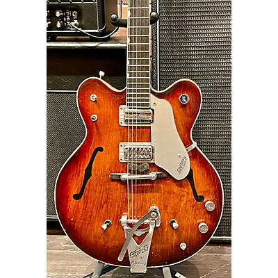 Gretsch Guitars Vintage 1966 Gretsch Guitars Country Gentlemen Tobacco Sunburst Hollow Body Electric Guitar