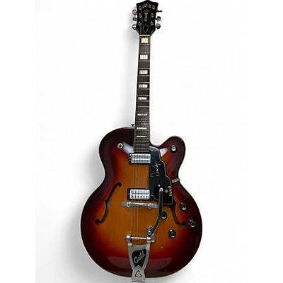 Vintage 1966 Guild DE400 DUANE EDDY SUNBURST Hollow Body Electric Guitar