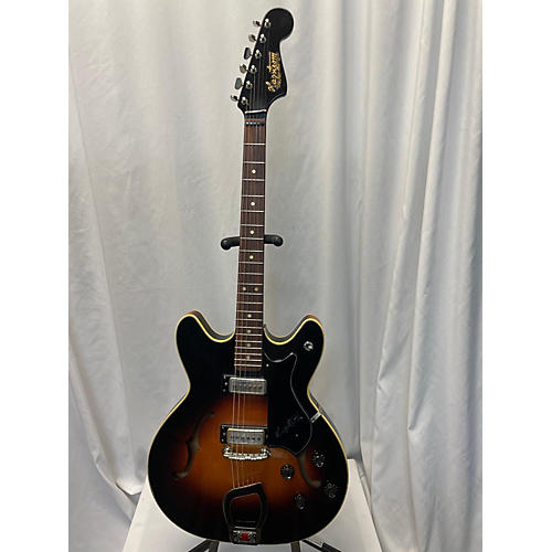 Hagstrom Vintage 1966 Hagstrom Viking V-1 Sunburst Hollow Body Electric Guitar Sunburst