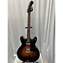 Vintage Hagstrom Vintage 1966 Hagstrom Viking V-1 Sunburst Hollow Body Electric Guitar Sunburst