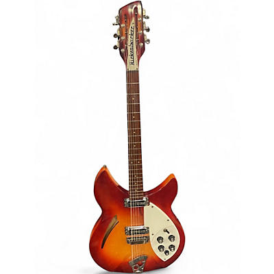 Vintage 1966 Rickenbacker 12 String Cherry Sunburst Hollow Body Electric Guitar