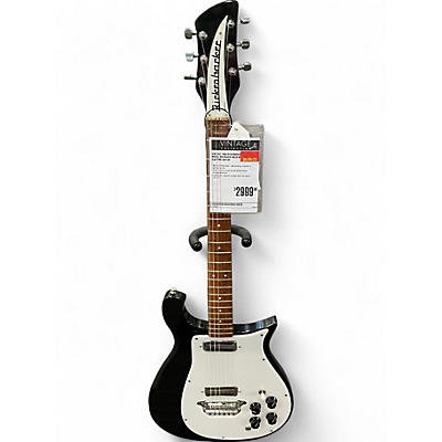 Vintage 1966 Rickenbacker Model 450 Black Solid Body Electric Guitar