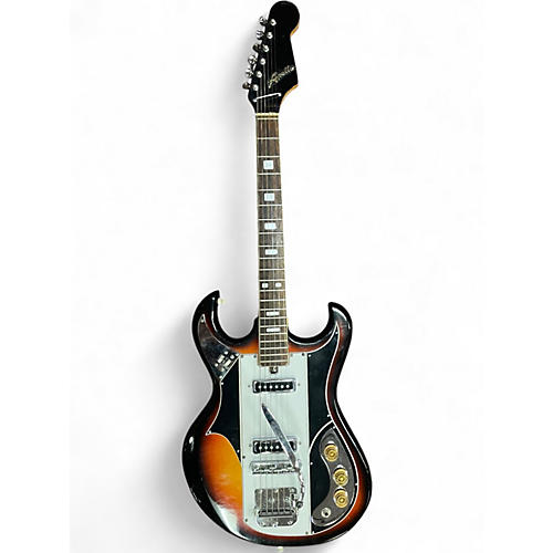 Vintage 1967 Apollo 2235 Sunburst Solid Body Electric Guitar Sunburst
