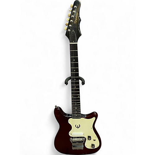 Vintage 1967 Epiphone Olympic Cherry Solid Body Electric Guitar Cherry