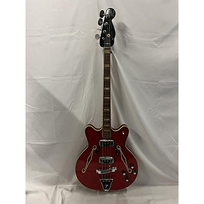 Fender Vintage 1967 Fender Coronado 4-String Cherry Electric Bass Guitar