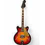 Vintage 1967 Fender Coronado II 3 Tone Sunburst Hollow Body Electric Guitar 3 Tone Sunburst