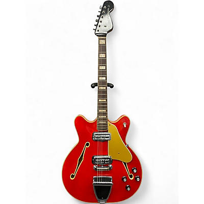 Vintage 1967 Fender Coronado II Dakota Red Hollow Body Electric Guitar