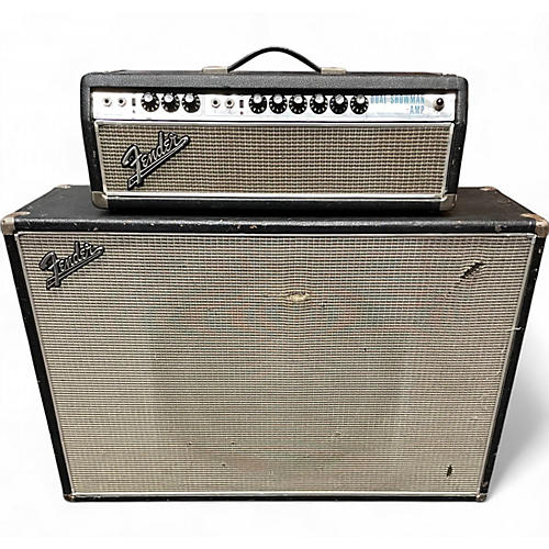 Vintage 1967 Fender Dual Showman Drip Edge Stack Tube Bass Amp Head