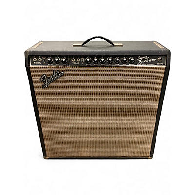 Vintage 1967 Fender Super Reverb 4x10 Tube Guitar Combo Amp