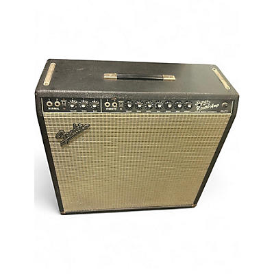 Vintage 1967 Fender Super Reverb 4x10 Tube Guitar Combo Amp