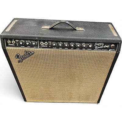 Vintage 1967 Fender Super Reverb Tube Guitar Combo Amp