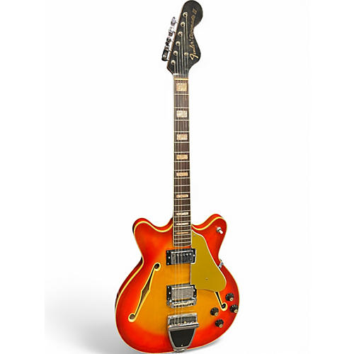 Vintage 1967 Fender coronado II Cherry Sunburst Hollow Body Electric Guitar Cherry Sunburst