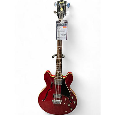 Gibson Vintage 1967 Gibson EB-2DC Cherry Electric Bass Guitar