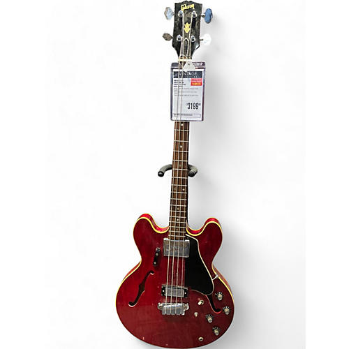 Gibson Vintage 1967 Gibson EB-2DC Cherry Electric Bass Guitar Cherry