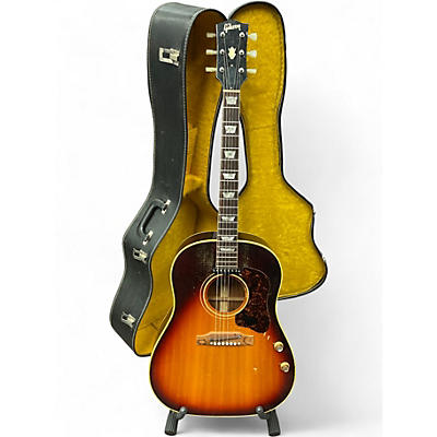 Vintage 1967 Gibson J160E Sunburst Acoustic Electric Guitar