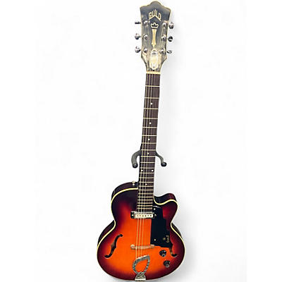 Vintage 1967 Guild FRESHMAN SUNBURST Hollow Body Electric Guitar