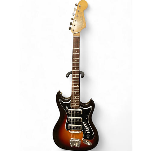 Vintage 1967 Hagstrom HAGSTROM 3 3 Color Sunburst Solid Body Electric Guitar 3 Color Sunburst