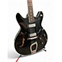 Vintage 1967 Hagstrom VIKING I Black Hollow Body Electric Guitar Black