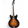Vintage 1967 Hagstrom Viking Tobacco Burst Hollow Body Electric Guitar Tobacco Burst