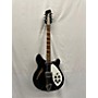 Vintage Rickenbacker Vintage 1967 Rickenbacker 360/12 Black Hollow Body Electric Guitar Black