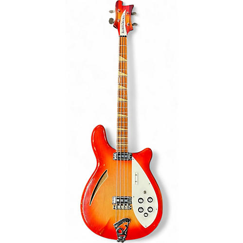 Vintage 1967 Rickenbacker 4005 Fireglo Electric Bass Guitar Fireglo