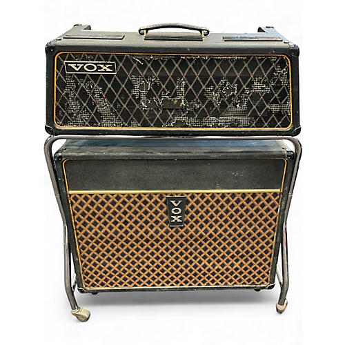 Vintage 1967 VOX BUCKINGHAM V1123 HEAD AND V4121 CAB Guitar Combo Amp