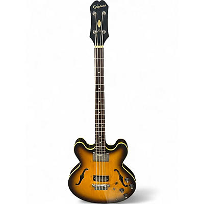 Vintage 1968 Epiphone EB232 RIVLOI Sunburst Electric Bass Guitar