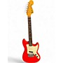 Vintage 1968 Fender Bronco Fiesta Red Solid Body Electric Guitar Fiesta Red