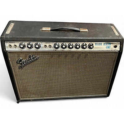 Vintage 1968 Fender Deluxe Reverb Tube Guitar Combo Amp