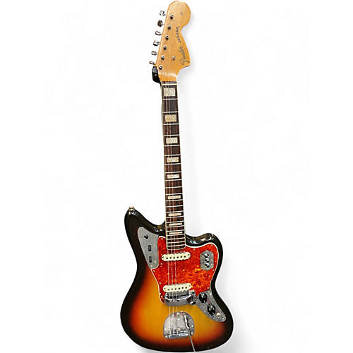 Vintage 1968 Fender Jaguar Sunburst Solid Body Electric Guitar Sunburst
