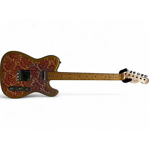 Vintage 1968 Fender Paisley Telecaster Pink Solid Body Electric Guitar Pink