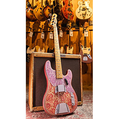 Fender Vintage 1968 Fender TELECASTER BASS Pink Paisley Electric Bass Guitar