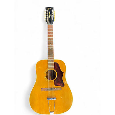 Vintage 1968 Gibson B45-12 Natural 12 String Acoustic Guitar