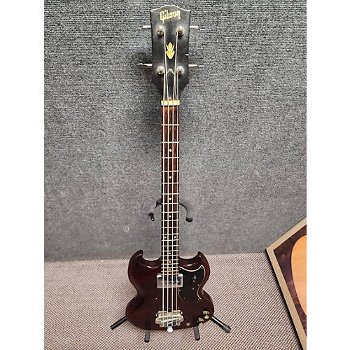 Gibson Vintage 1968 Gibson EB-0 Cherry Electric Bass Guitar Cherry