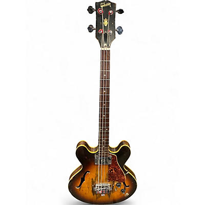 Vintage 1968 Gibson EB2 2 Color Sunburst Electric Bass Guitar