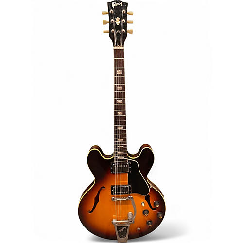 Vintage 1968 Gibson  ES-335 Sunburst Hollow Body Electric Guitar Sunburst