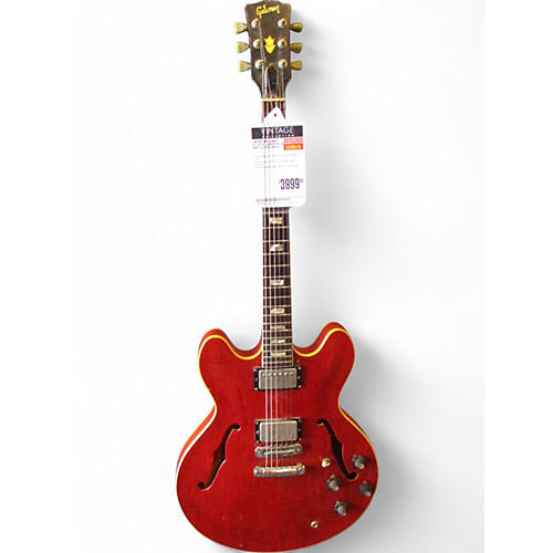 Gibson Vintage 1968 Gibson eS-335TDC Cherry Hollow Body Electric Guitar Cherry