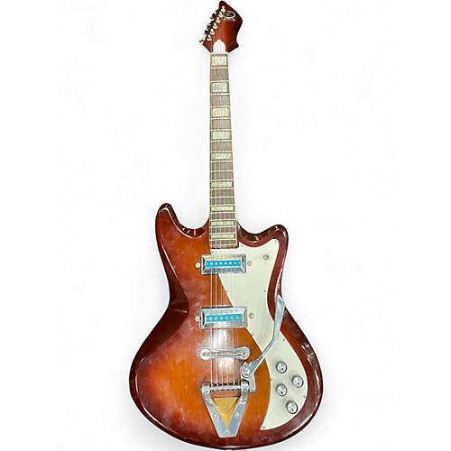 Vintage 1968 Kay APOLLO II Natural Solid Body Electric Guitar Natural