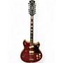 Vintage 1968 Kent 821 Red Hollow Body Electric Guitar Red
