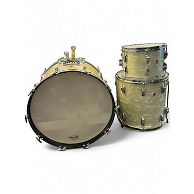 Vintage 1968 Ludwig 3 Piece SuperClassic Marine Pearl Drum Kit