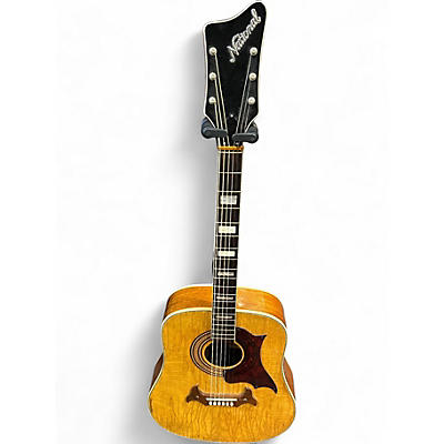 Vintage 1968 National n720 Natural Acoustic Guitar