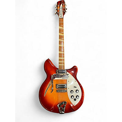 Vintage 1968 Rickenbacker 366 Convertible Fireglo Hollow Body Electric Guitar