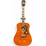 Vintage 1968 Ventura Bruno V-22 Natural Acoustic Guitar Natural