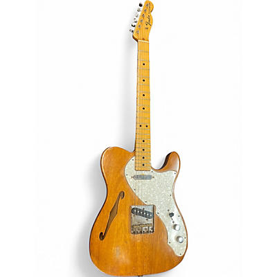 Vintage 1969 Fender 1969 Telecaster Thinline Mahogany Hollow Body Electric Guitar