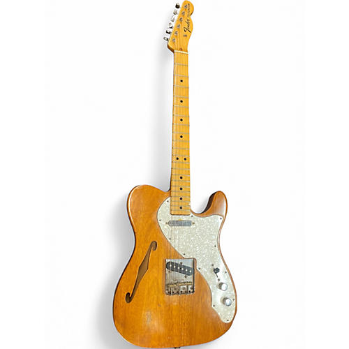 Vintage 1969 Fender 1969 Telecaster Thinline Mahogany Hollow Body Electric Guitar Mahogany