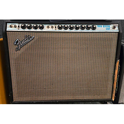 Fender Vintage 1969 Fender Twin Reverb 2x12 Tube Guitar Combo Amp