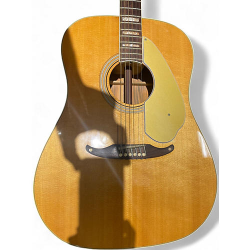 Vintage 1969 Fender WILDWOOD II Natural Acoustic Guitar Natural